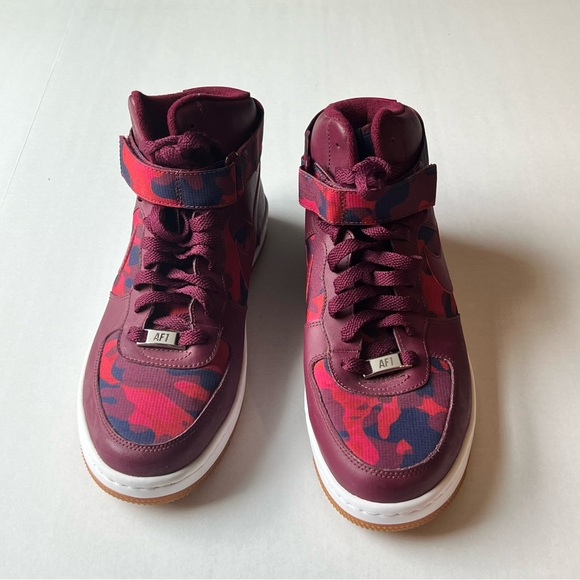 Nike Air Force 1 ultra force Mid Camo print Sneakers. - Picture 1 of 11